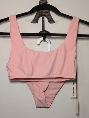 superdown Alexa Bikini Set Blush Pink Size M Top Size XS Bottom Summer Vacation
